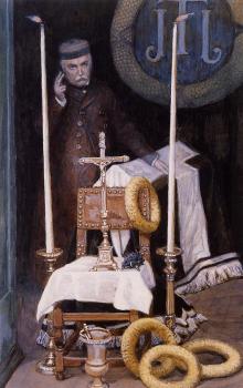 詹姆斯 蒂索 Portrait of the Pilgrim